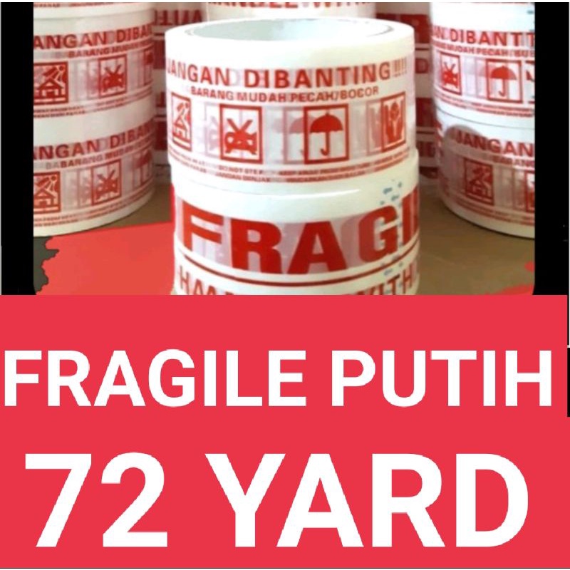 

LAKBAN FRAGILE PUTIH 72 yard JANGAN DI BANTING