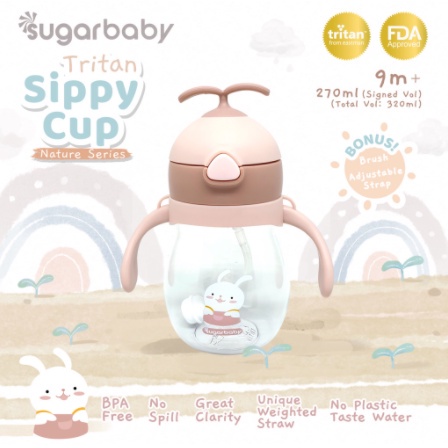 Sugarbaby TRITAN Sippy Cup Nature Series (270/320 ml,9mo+)