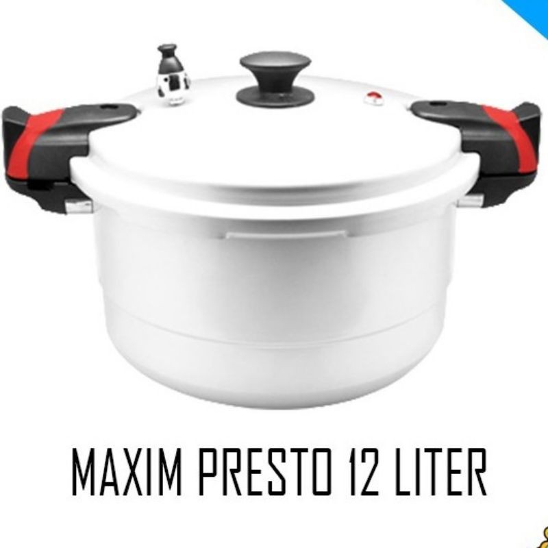 Promo Panci Presto MAXIM 12 Liter 30 CM 7L 24cm 4L 20cm Maspion ORI Bubble Maxim Ikan Bandeng Daging