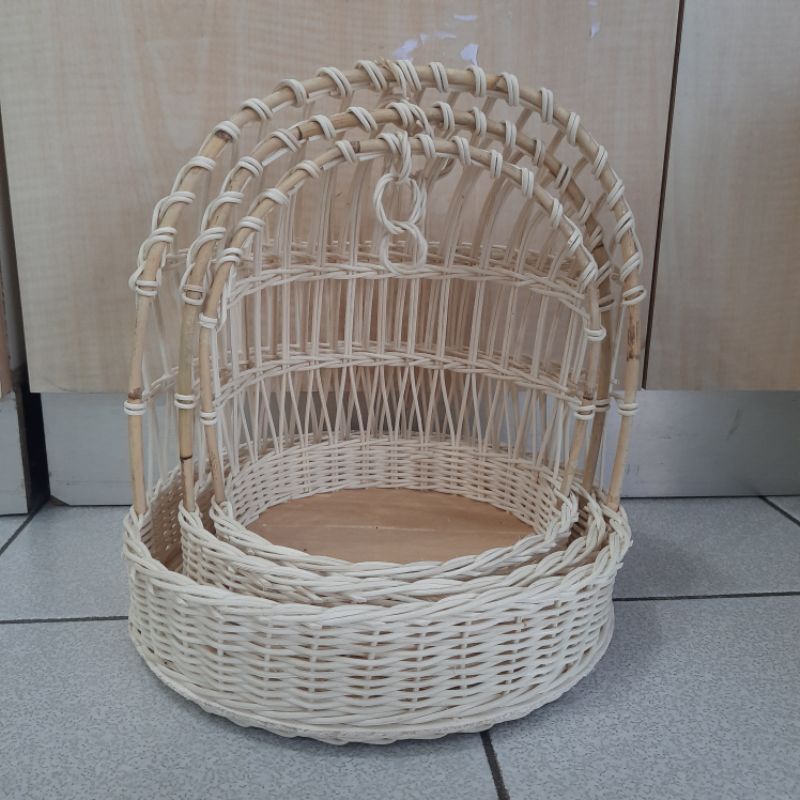 Jual Keranjang Sangkar Rotan Halus Keranjang Sangkar Hantaran | Shopee ...