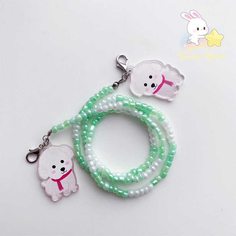 MASK STRAP MALTESE / MASK STRAP DOGGY / WINTER COLLECTION / CHRISTMAS COLLECTION