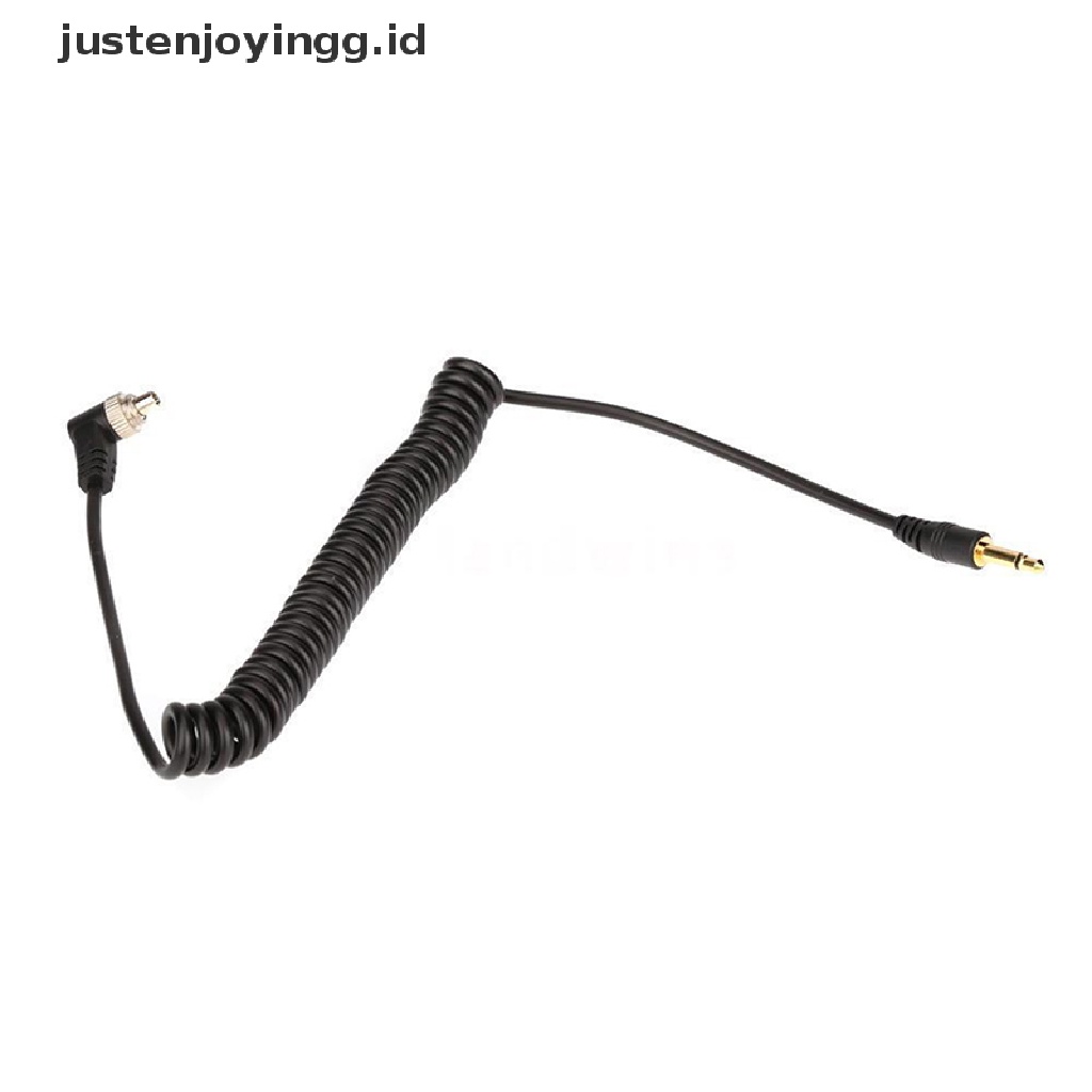 Kabel Sekrup Kunci Sync Flash PC 3.5mm Ke Male Untuk Trigger Studio Light