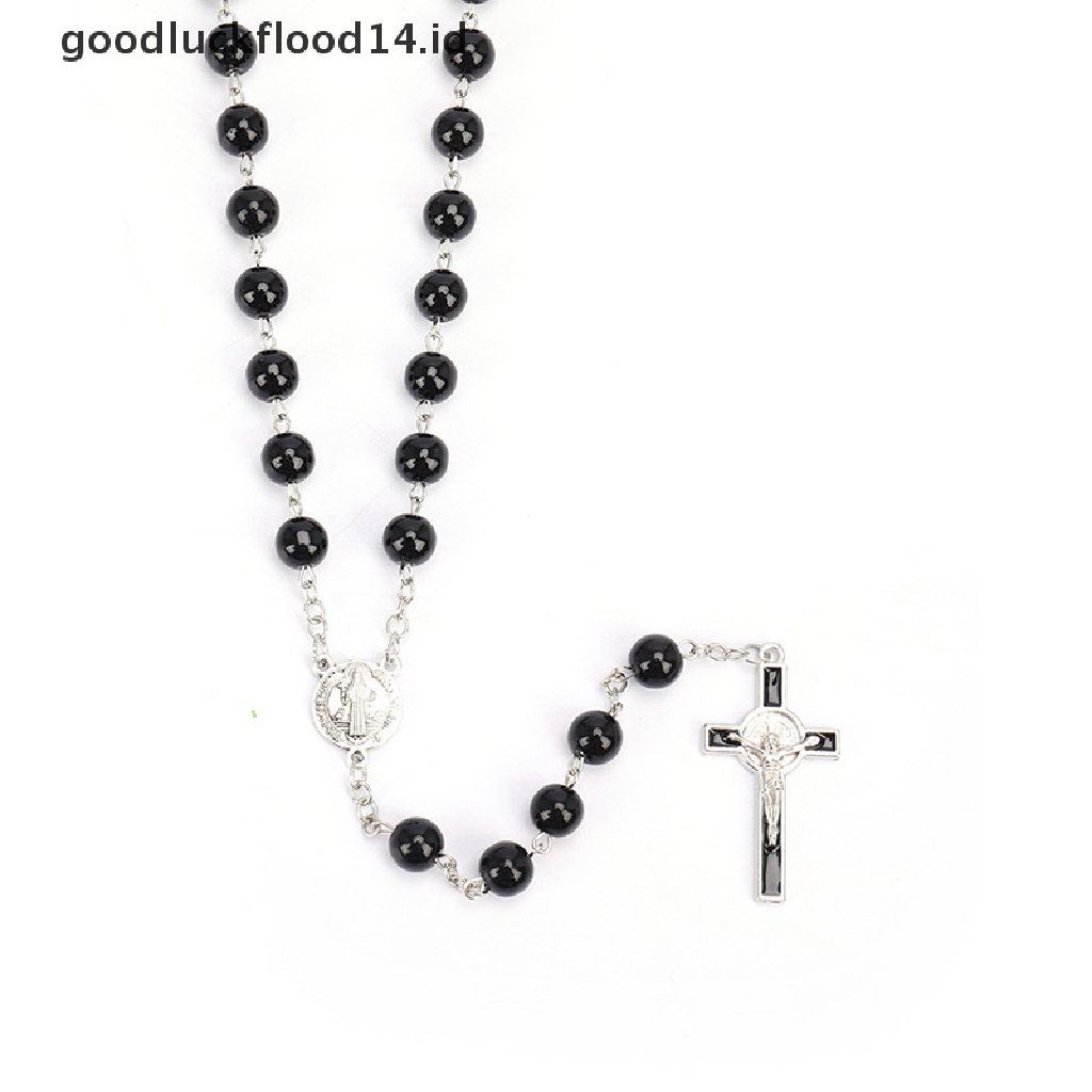 [OOID] 2020 New Fashion Handmade Catholic Rosary Cross Religious Pendants Necklace ID