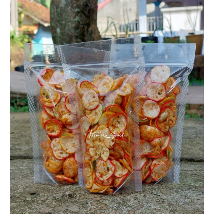 

Seblak kering pedas daun jeruk seblak kerupuk pedas