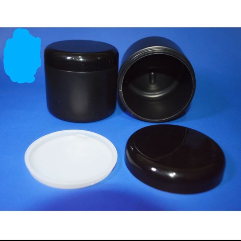 Pot Lulur 250gr Hitam Pot Lulur 250 Gram Hitam Pot Body Scrub Tinggi Hitam