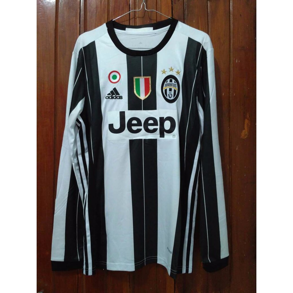 CUCI GUDANG JERSEY JUVENTUS HOME LONGSLEEVE LS 2016/2017 GRADE ORI TERBARU