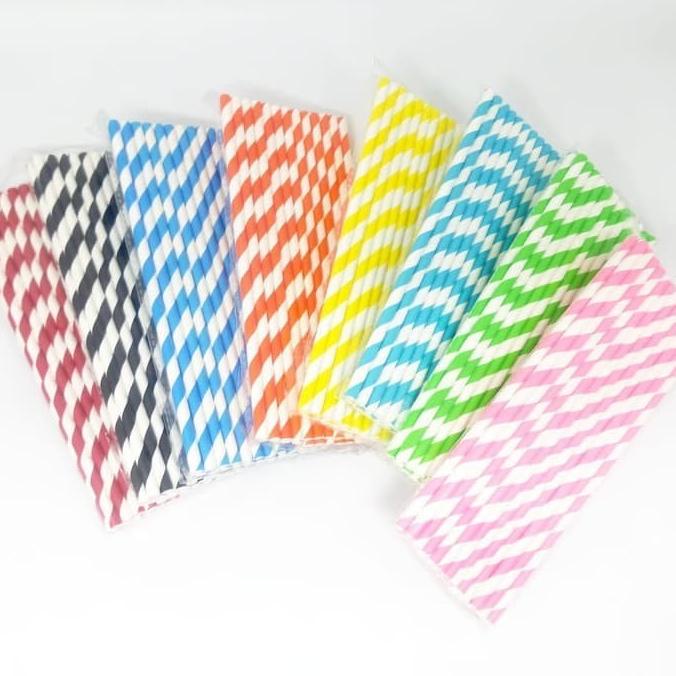 [25PCS] SEDOTAN KERTAS / PAPER STRAW ISI 25PCS (JEMBER)