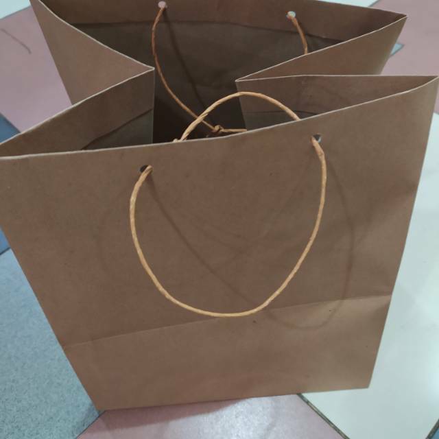 

Paper bag nasi box 20/isi 12pcs/terlaris dan termurah