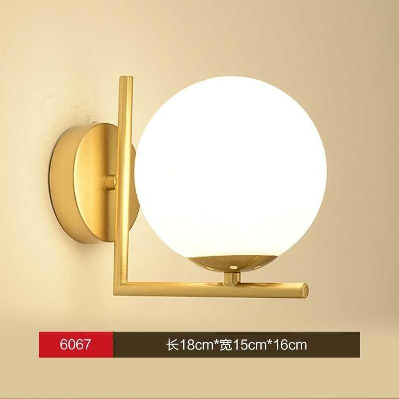 Lampu Dinding Dekorasi Rumah Nordic Wall Lamp - XD-2027 - Golden