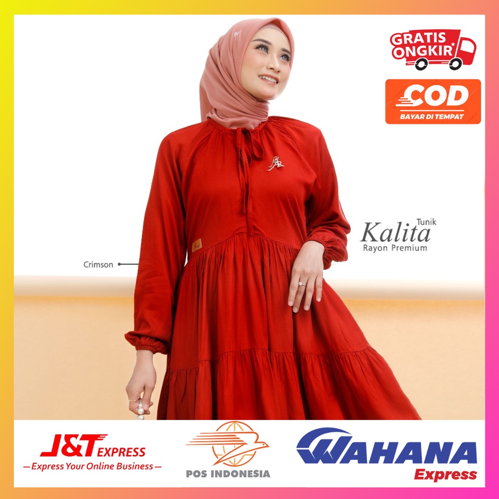 TERBARU DAN TERLARIS TUNIK BY AR RAFI KALITA TUNIK BAHAN RAYON PREMIUM