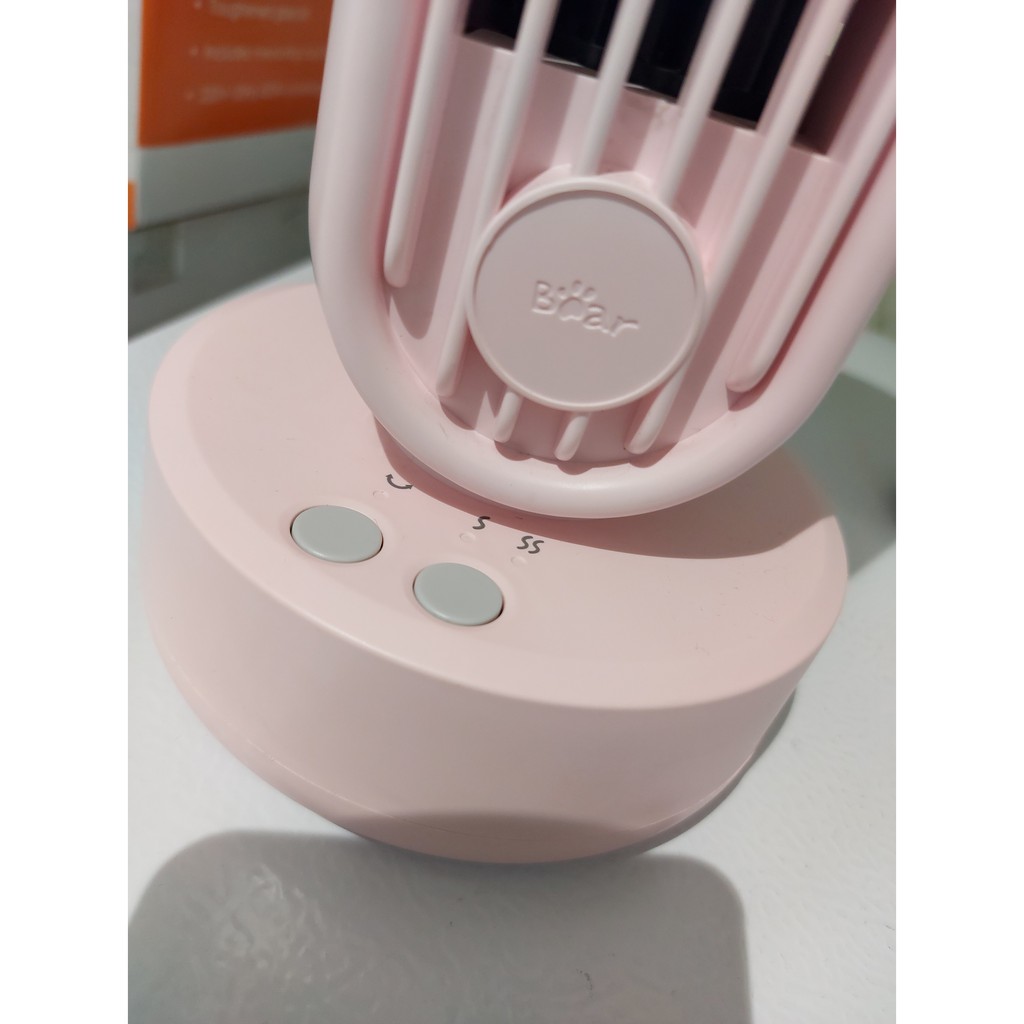 KIPAS ANGIN USB PORTABLE 7.5W / KIPAS ANGIN MEJA / PINK/GREEN