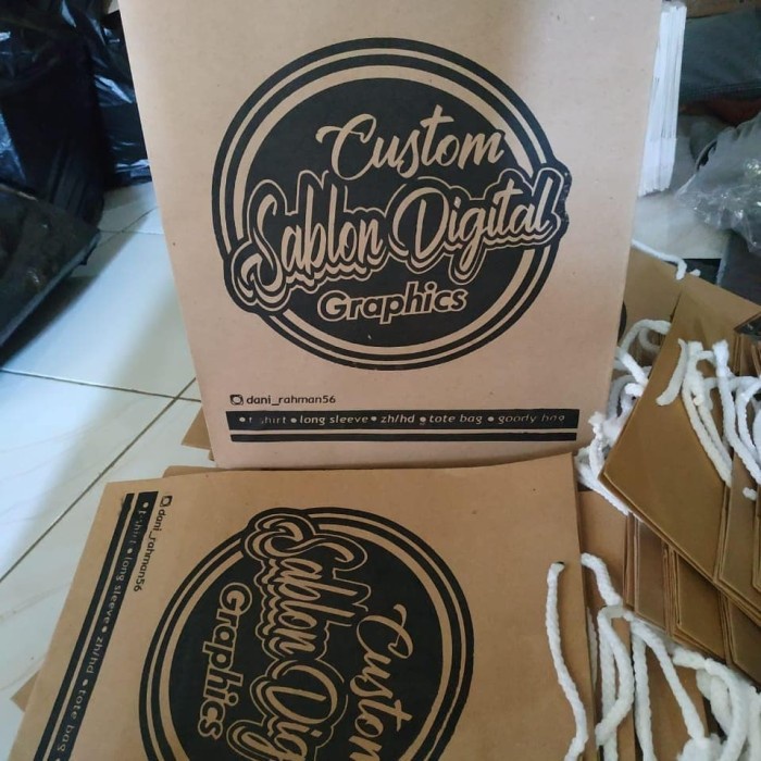 

NEW Paper Bag Murah Custom Design
