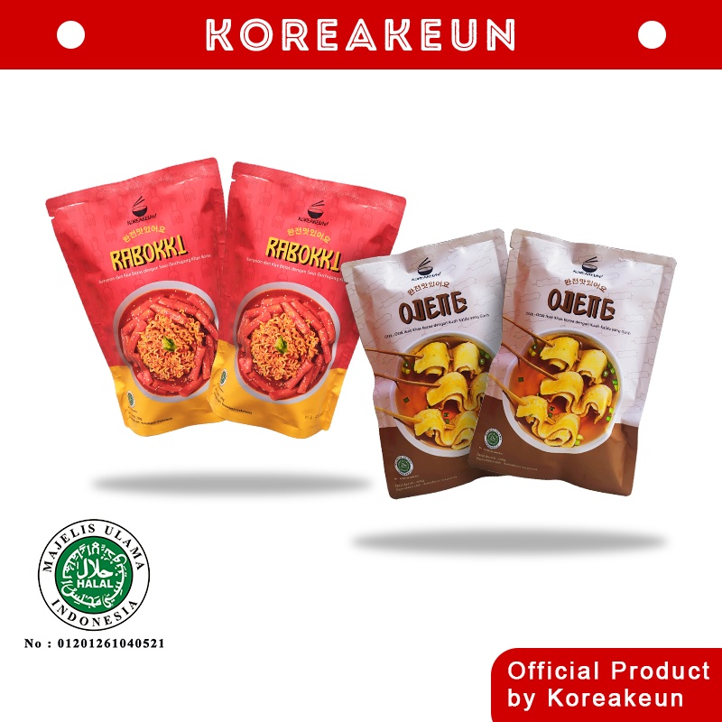 

PAKET BUNDLING KOREAKEUN | 2 RABOKKI + 2 ODENG HALAL
