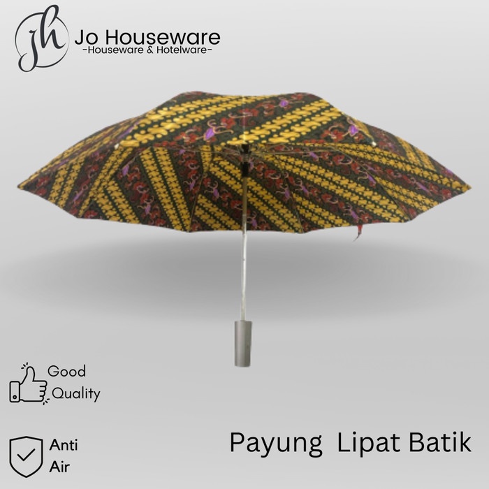 Payung lipat motif batik anti air dan sinar UV / payung batik