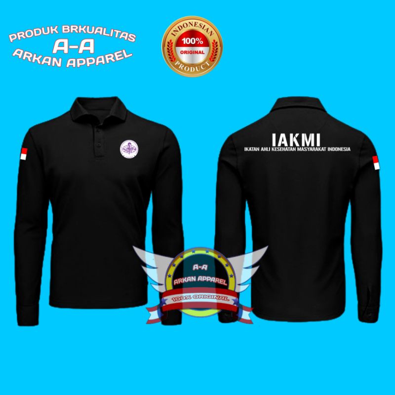 KAOS KERAH IAKMI POLO SHIRT IKATAN AHLI KESEHATAN MASYARAKAT INDONESIA
