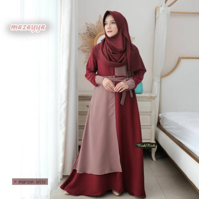 GAMIS MAZAYYA,PAKET HEMAT|ORI RISKIRICH|GAMIS BUSUI|GAMIS REMAJA|GAMIS FORMAL|MADAME SEXY