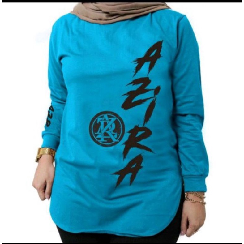 Kaos Lengan Panjang Azira/Kaos Hijab Azira Origina
