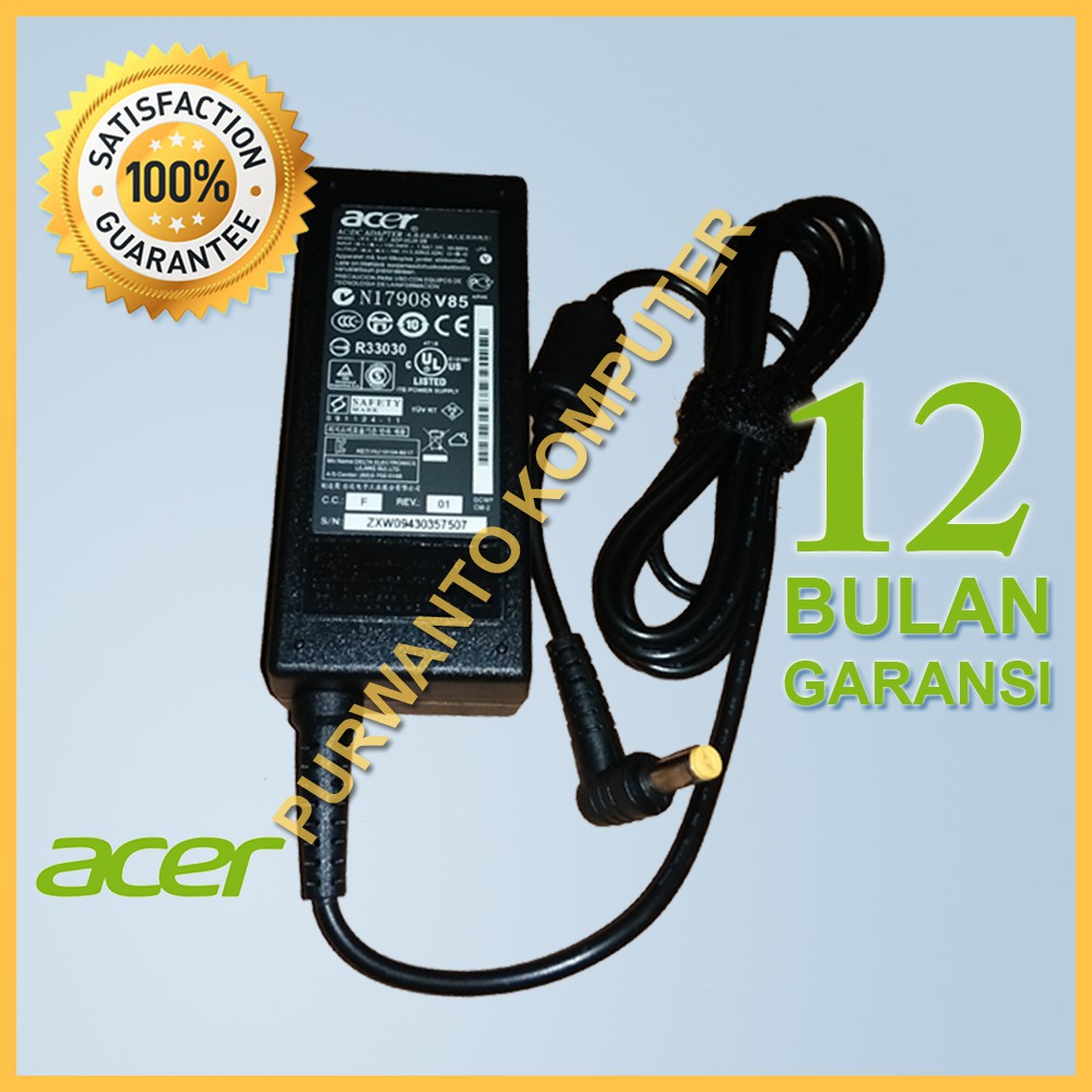 Adaptor Adapter Charger Carger Carjer Cas Laptop Acer Aspire 4752 4752G 4752Z 19V 3.4A 5.5 x 1.7 mm