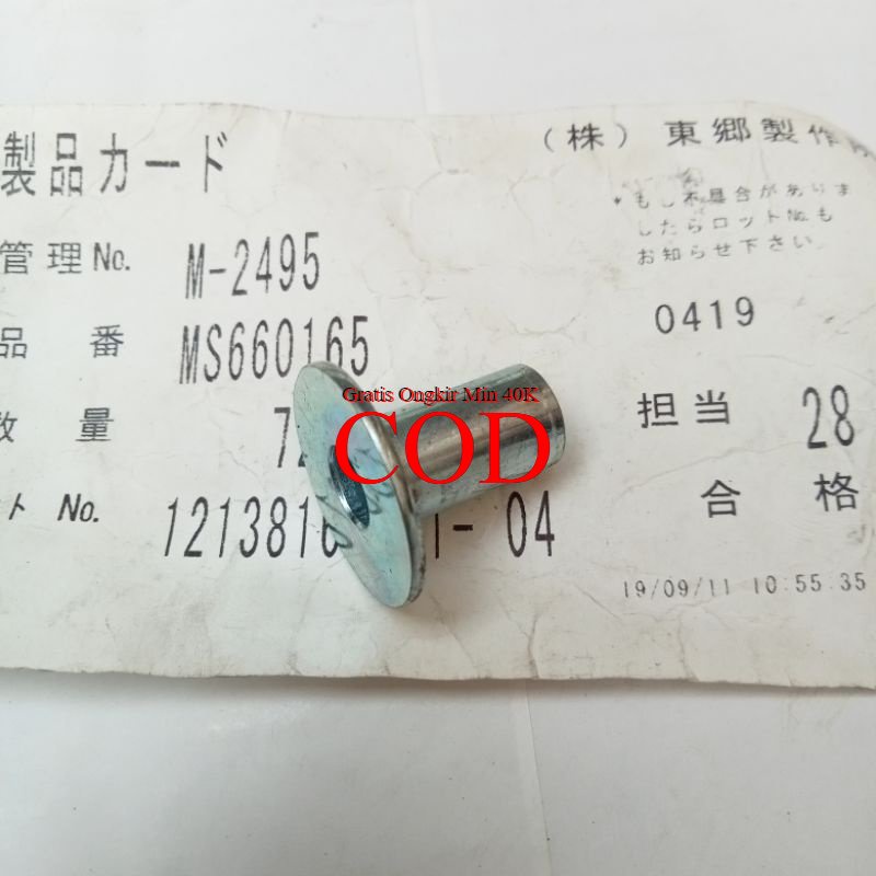 #bosh ring m6 baut 10 panjang ring topi