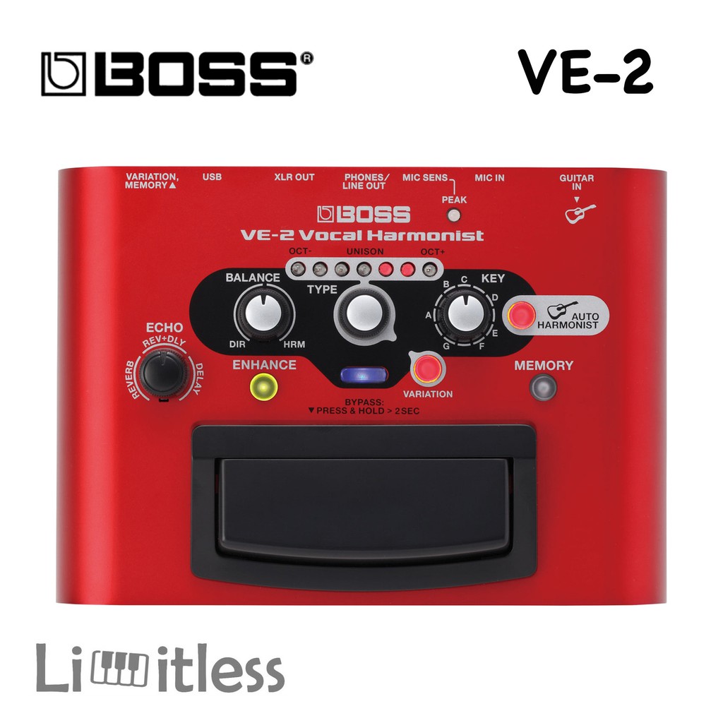 BOSS VE2 Efek Vokal / Vocal Effect Harmonist VE-2 Garansi Original