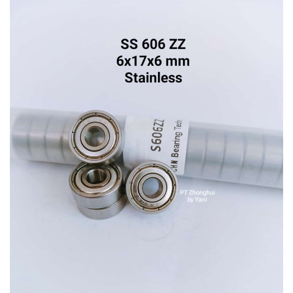 Bearing S 606 ZZ Stainless isi 1pcs