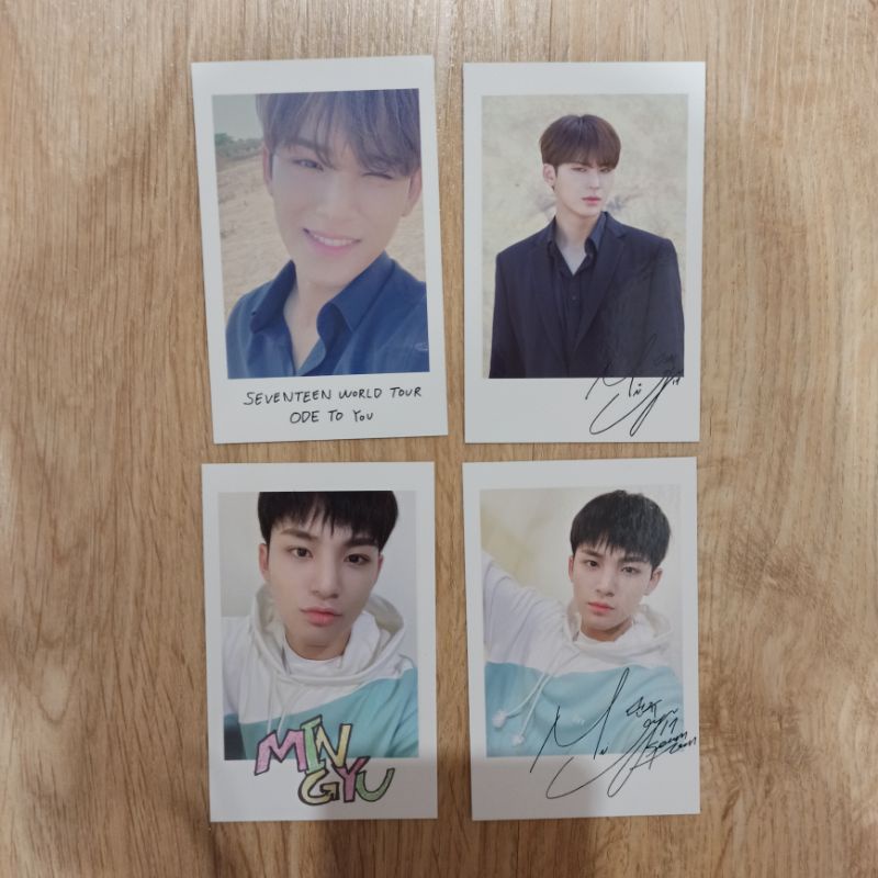 MINGYU POLAROID POLA CARATLAND ODE TO YOU OTY SEVENTEEN
