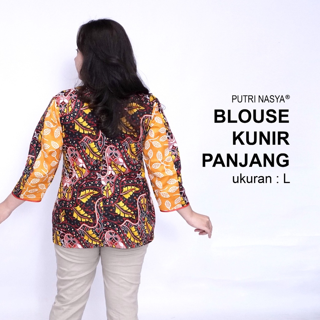 Blouse Batik Big Size LD 140 Wanita Atasan Batik Jumbo L-XL-2L-3L-4L-5L-6L-7L Model Blus Jumbo Kerja Batik / Atasan Big Size Kerja Wanita Kantor Seragam Batik Wanita Super Big / Pakaian Batik Kekinian Terbaru / Baju Batik Wanita Super Big