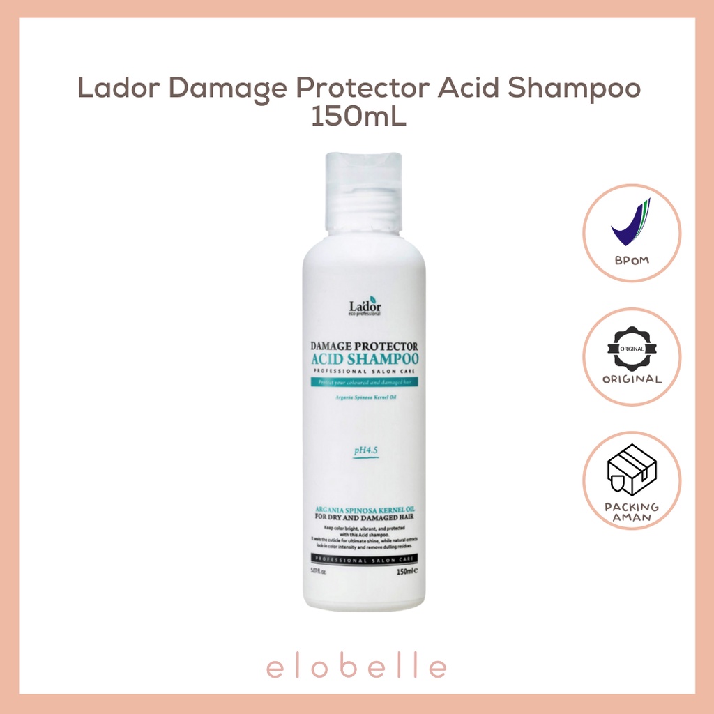 Jual Lador Damage Protector Acid Shampoo 150mL Shampo Acid Rambut Semir ...