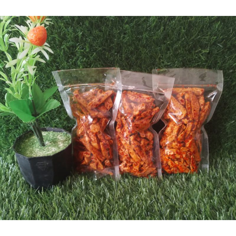 

Basreng pedas daun jeruk 50 gram / basreng original minimal beli 3