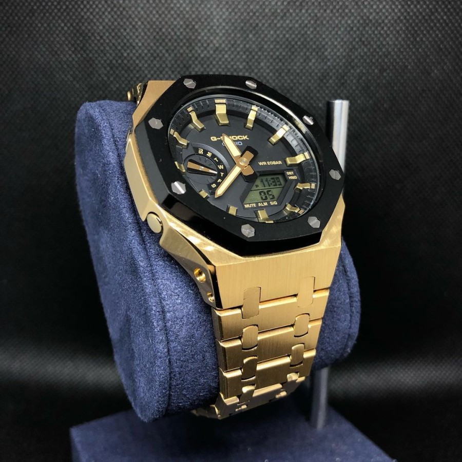 Jam Tangan Pria Gshock Original Garansi Resmi Gold