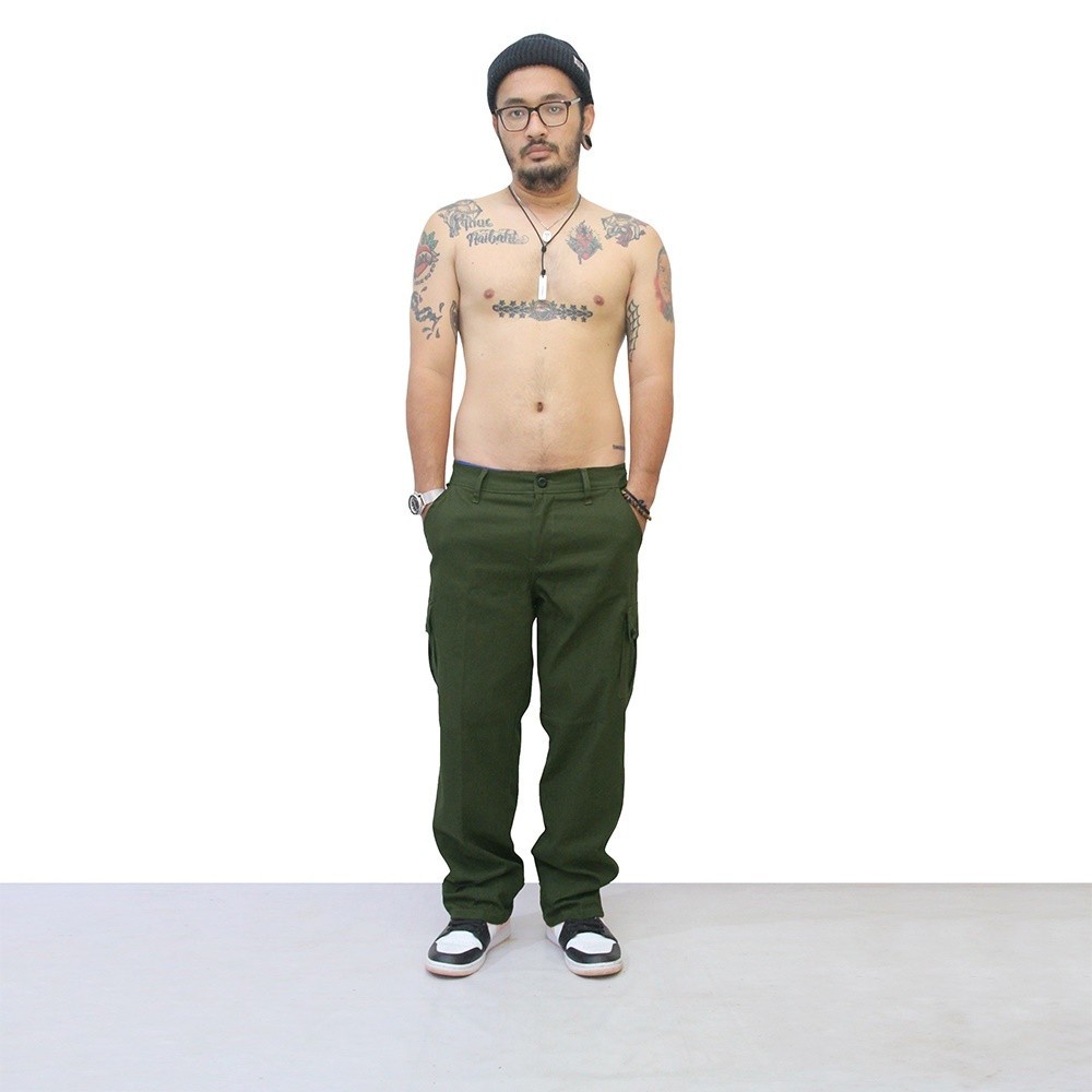 -W/S- CARGO PANTS TWILL || CELANA KARGO TWILL || Celana Cargo || Cargo Pants || Celana Cargo Panjang