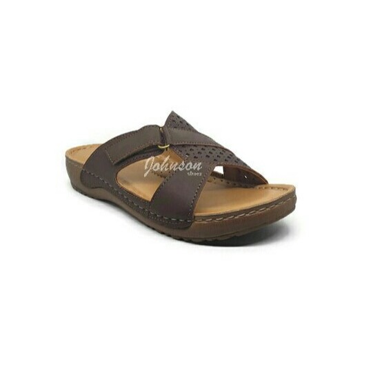 [ Johnson Shoes ] Sandal / Sendal Kulit Wanita BEBOB - YARIS 021 Coffee 100% ORIGINAL