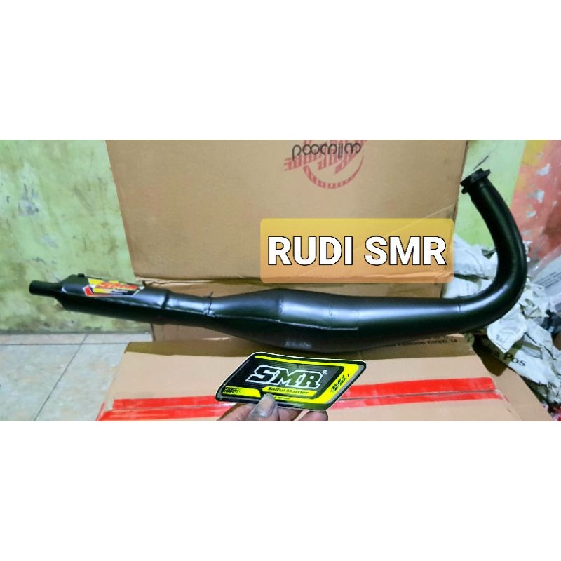 KNALPOT RX KING KOLONG 3V3 SPEK SEMI HITAM DOF SMR JOGJA