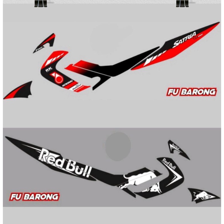 Striping Satria Fu / F Old Lama Barong 2008 2009 2010 2011 2012 2013 Variasi Sticker Motor Stiker