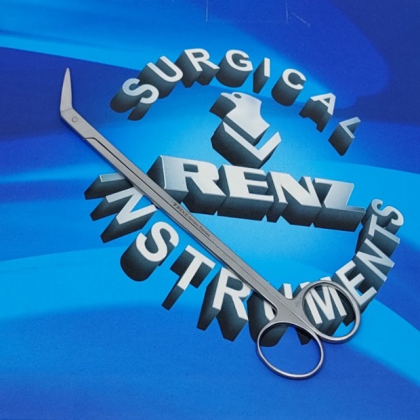 MURAH Alat medis Potts-Smith Vascular Scissors 45° 19cm - Renz AHLI Medical shopee