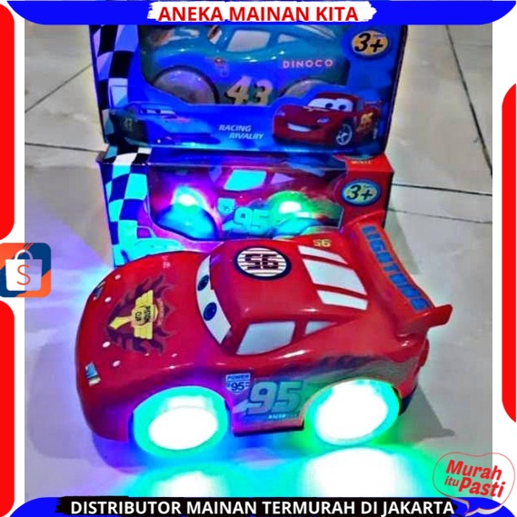 Promo Mainan Anak Mobil Racing Sport Cars Bump And Go Ada Musik Dan Lampu