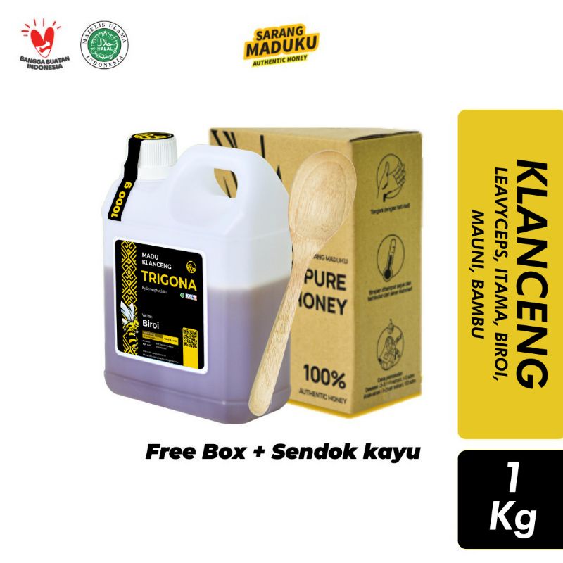 

Madu Klanceng Madu Asli Leavyceps Itama Biroi Bambu Mauni Murni 100%