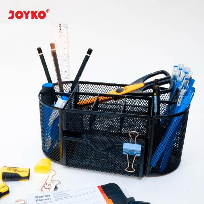 

Delia | Desk Set Pen Holder Tempat Alat Tulis Jaring Jala Joyko Ds-23