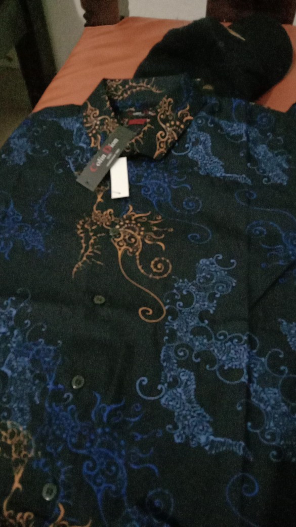 Kemeja Batik Pria Slim Fit King Batik Acs 126