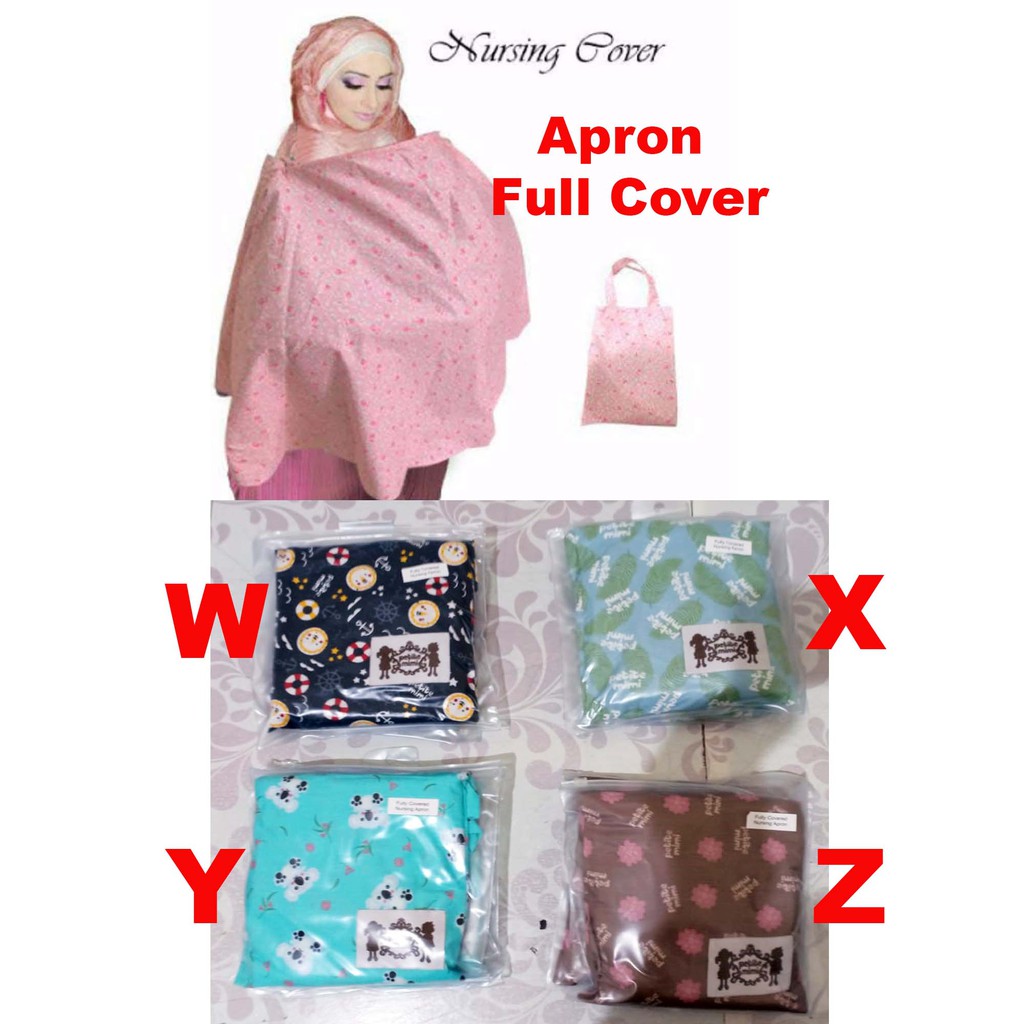 Apron Depan Petite Mimi Nursing Cover dan Apron Full Cover Premium