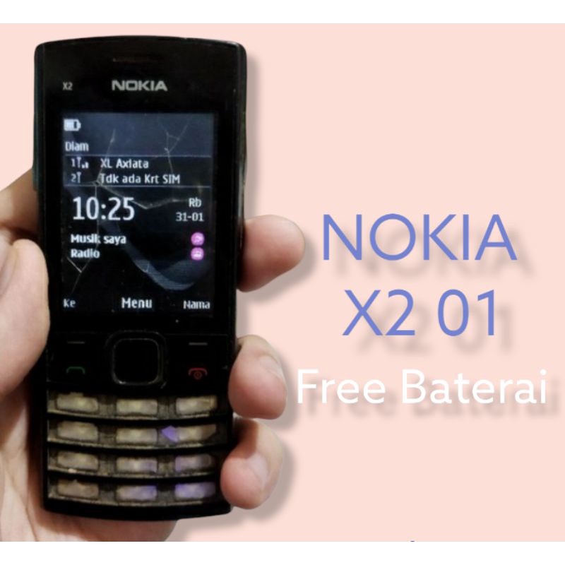 Promo Hp nokia X2 02 + baterai original