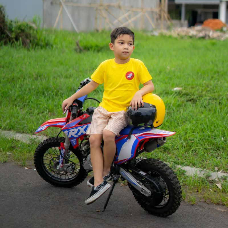 Kaos Anak Motor - Kaos yellow engine - Kaos anak