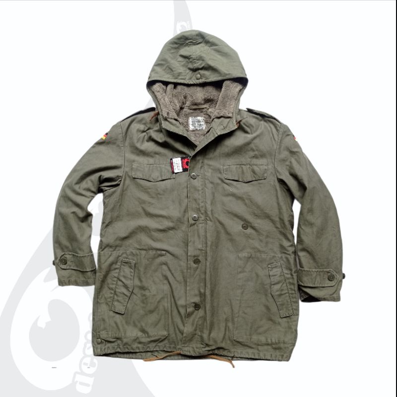 jaket parka vintage jerman army 70s