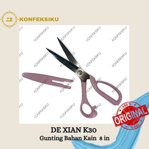 

Adn Gunting Potong Kain dengan tutup / Gunting DE XIAN K 30 - 8inch