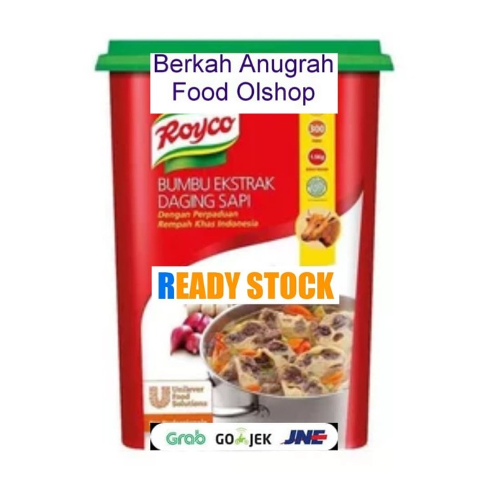 

TERBATAS - ROYCO BUMBU EKSTRAK DAGING SAPI ROYCO DAGING SAPI 1.5KG