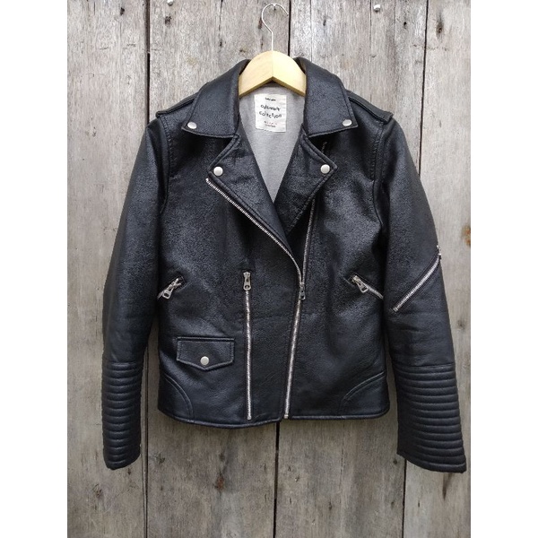 zara perfecto leather jacket ramones second original