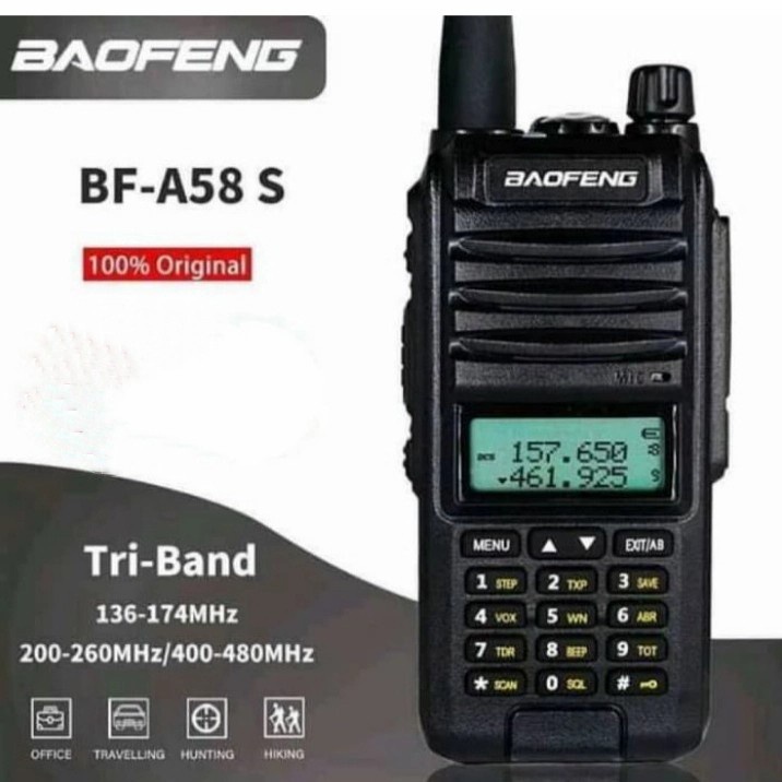 HT Baofeng BF-A58s Handy Talky A58s radio A 58s murah