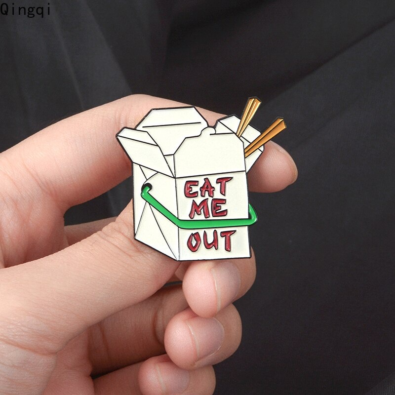 Bros Pin Enamel Desain Kartun Makanan Cina Untuk Pria Dan Wanita