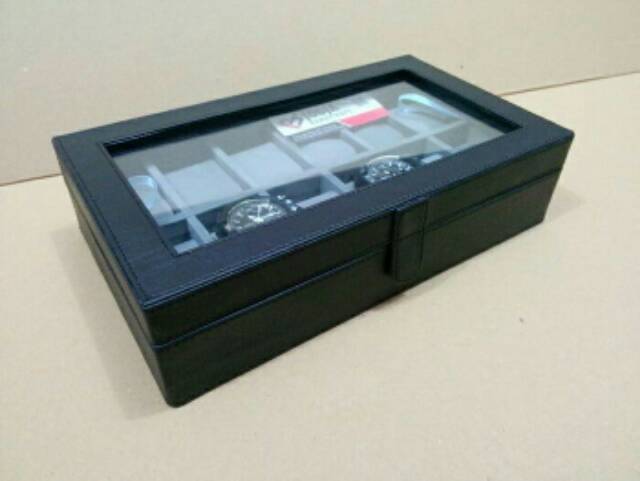 JUMBO Size Watch Box / Kotak Tempat Jam Tangan Isi 12 Untuk Jam Sport