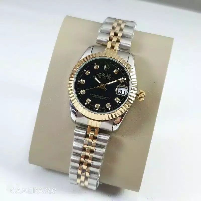 Jam Tangan Wanita Rolex Tanggal Aktif Termurah /Terlaris/Original / Free Box Exclusive Terlaris